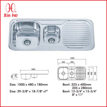 Double Draining Board Sink kitchen furniture